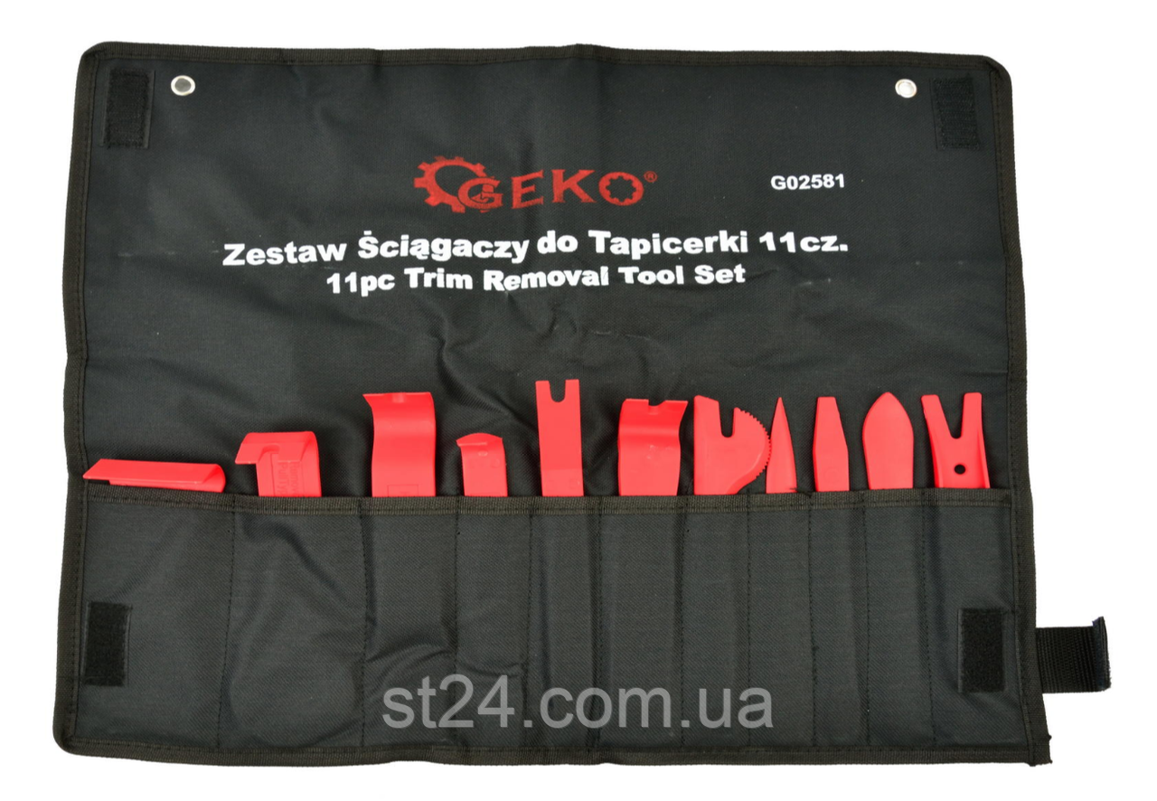 Набір знімачів для оббивки 11 предметів GEKO G02581