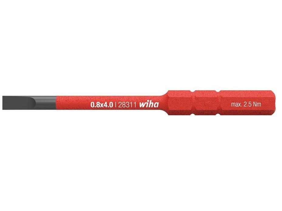 Біта SL6.5 x 75 (шліц) SoftFinish electric Wiha