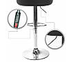 Стілець барний хокер Prestige 181003B чорний (9107), фото 6