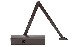 Доводчик дверний з ножицями GEZE TS1500 до 80 кг до 1100 мм колір коричневий