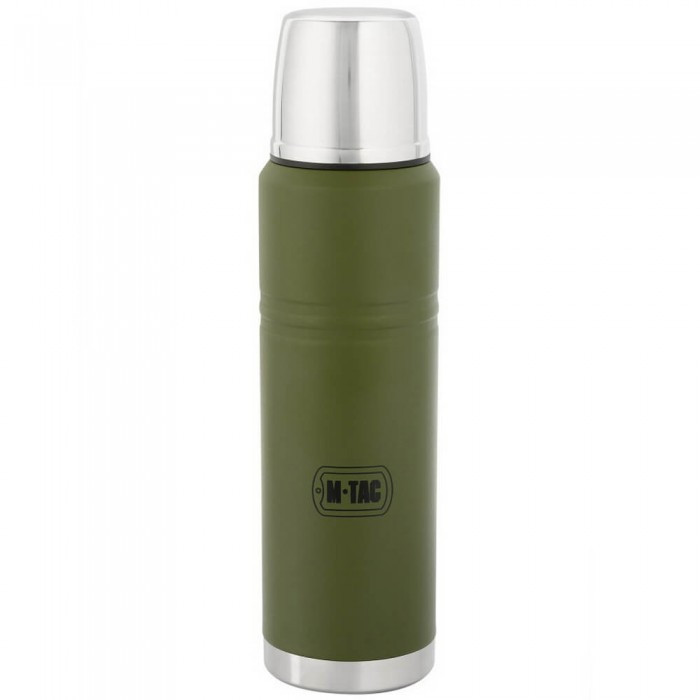 M-Tac термос 1000 мл олива/нерж