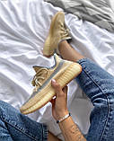 Кросівки жіночі Adidas Yeezy Boost 350 v2 Linen (Адідасї), фото 3