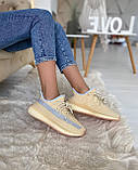 Кросівки жіночі Adidas Yeezy Boost 350 v2 Linen (Адідасї), фото 7