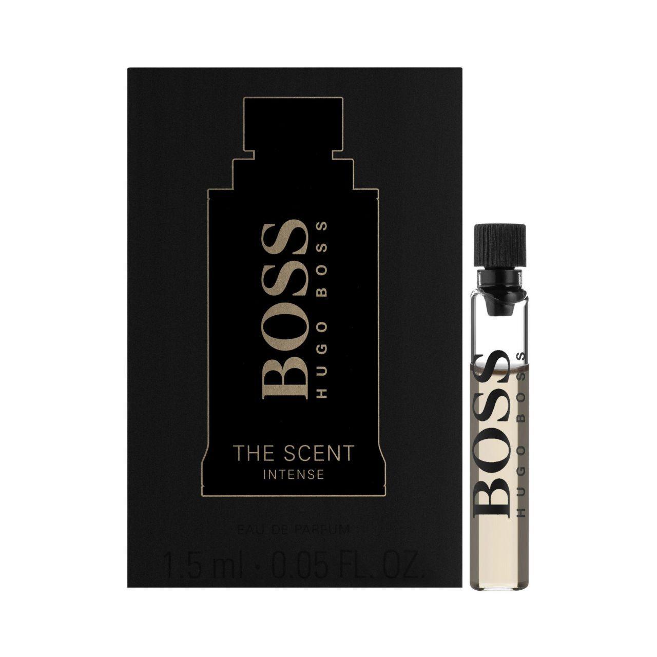 Оригінальний пробник чоловічих парфумів Hugo Boss The Scent Intense For Him 1,5мл, шкіряний пряний аромат, фото 1
