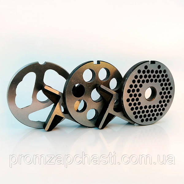 Посилений комплект ножів і решіток для м'ясорубки MИМ300 (d 16 mm/d 5 mm)