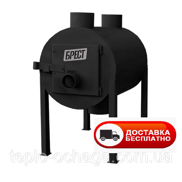 Буржуйка Брест 350 вертикальна ЕкоЖар