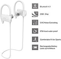 Бездротові навушники Bluetooth Sports Earphone GGMM W600 White