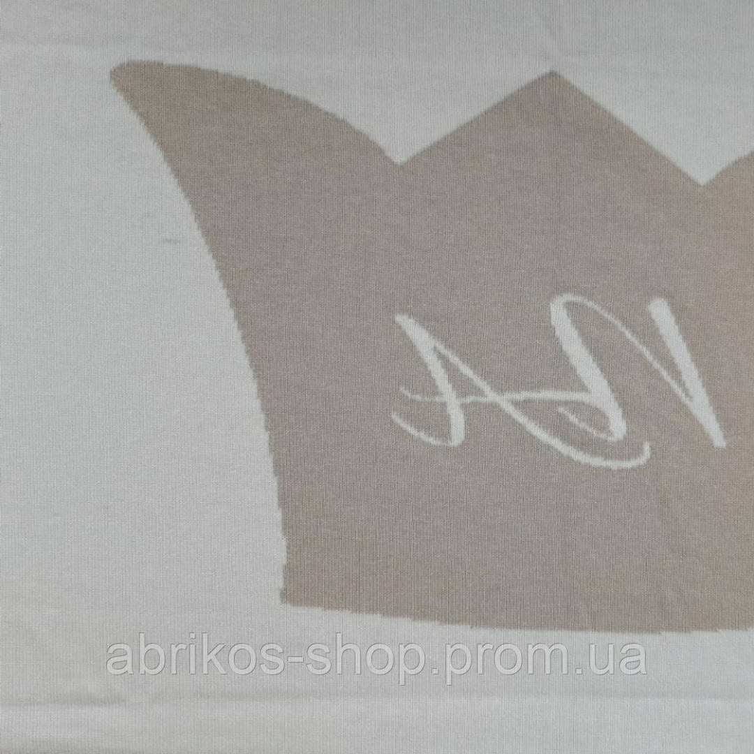 Бавовняний трикотажний плед 90 х 90 для новонароджених., фото 1