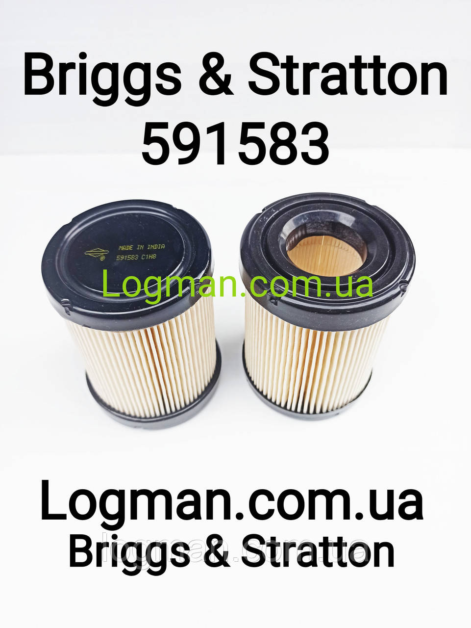 Очисник повітря B&S Briggs&Stratton VIKING (591583) Фільтр повітряний на Бриггс Страттон (Вікінг)