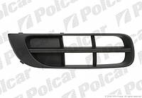 Решітка в бампер права Skoda Fabia / Skoda Roomster/Praktik 2007-2010р (Polcar 6915272) 5J0807368