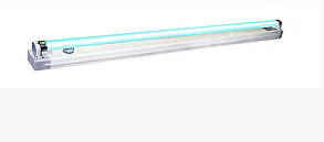 Опромінювач 30Вт (до 90м2) бактерицидний накладної з лампою DELUX (комплект)