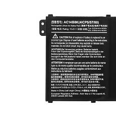 Оригінальна акумуляторна батарея для ноутбука Acer 15.2 V, 3220mAh, 48Wh - AC14B8K - АКБ, фото 5