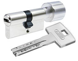 Циліндр ABUS X12R Compact 60 (30*30Т) Ni ключ-тумблер,5 кл.,нікель