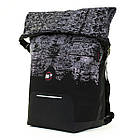 Рюкзак молодіжний YES T-93 "Roll" сірий/чорний, фото 3