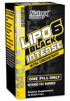 Nutrex Lipo-6 Black UC Intense 60 black-caps комплексный жиросжигатель для быстрого похудения