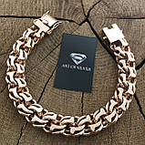 Срібний позолочений браслет Московський Бісмарк, фото 3