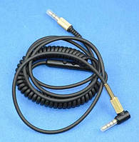 Кабель дріт для навушників з пультом Marshall Major IV V 4 5 Major III 3 Marshall Monitor MID Колір Чорний