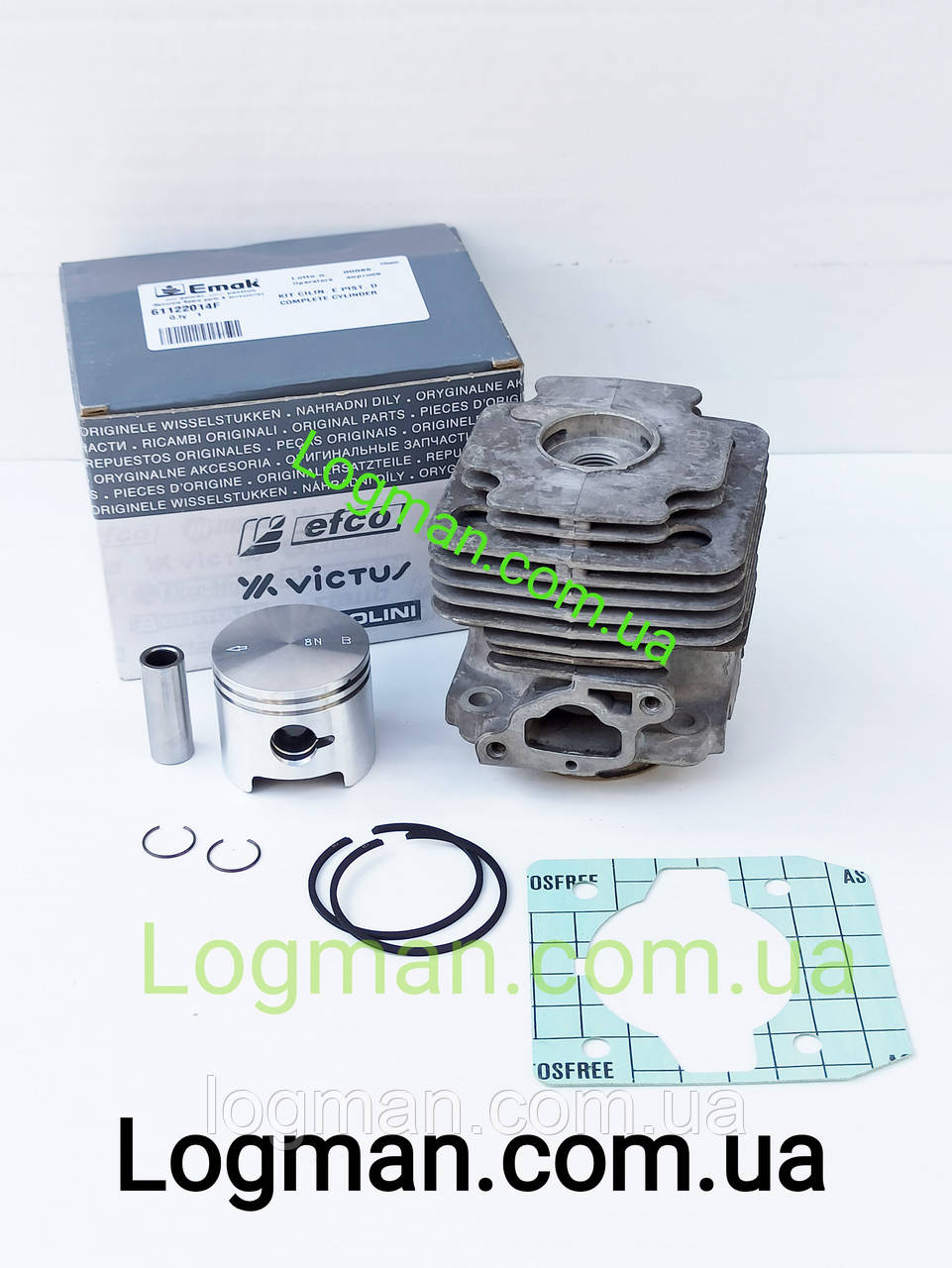 Циліндр у зборі на мотокосу Oleo-Mac 746 T,S, 446BP, ERGO/Efco 8465, 8460 на мотокосу (61122014F)