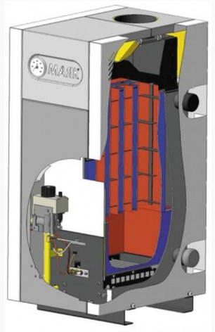 Газовий котел Маяк АОГВ-12 КСВ., фото 2