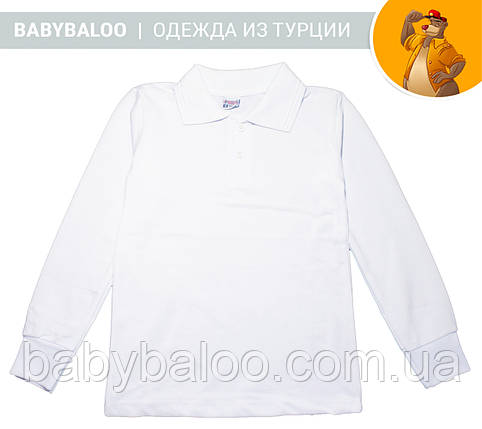 Сорочка Поло для хлопчика довгий рукав (від 6 до 9 років) - арт.1348974636, фото 1