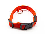 Нашийник з LED-підсвіткою червоний Pets Collar S, фото 4