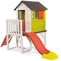 Дитячий ігровий будиночок Smoby на палях з гіркою і драбинкою 810800