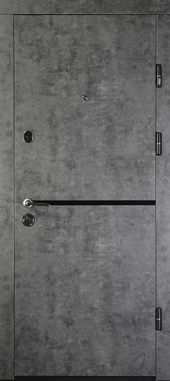 Двері вхідні Міністерство дверей ПК-209 Еліт мармур темний 860*2050лева