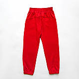 Спортивні штани для дівчинки Лайк Likee SmileTime, червоні, фото 3