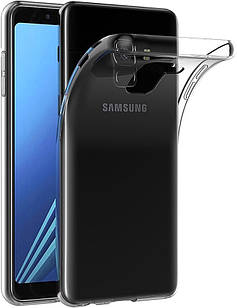 Чохол силіконовий для Samsung Galaxy J6 2018 J600 ультратонкий прозорий (самсунг галаксі джей 6)