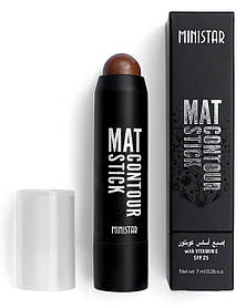 Коректор для обличчя Ministar Mat Contour Stick