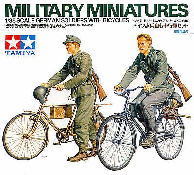 Німецькі солдати на велосипедах. 1/35 Tamiya 35240