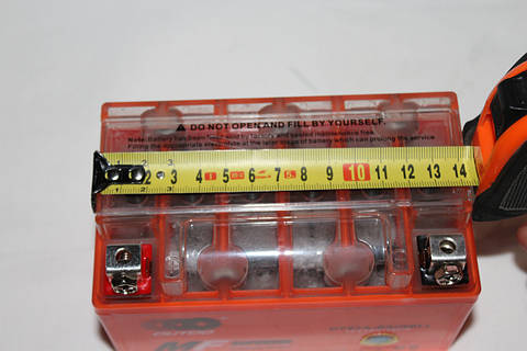 MOLページ Аккумулятор на мопед скутер мотоцикл 12в 7ач гелиевый АКБ