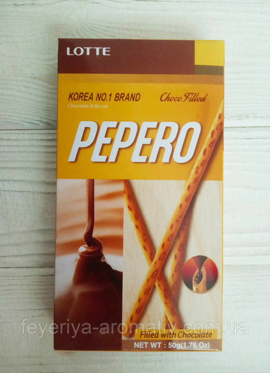 Печиво у шоколаді Pepero Choco Filled 50г Lotte (Корея)