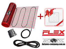 Тонкий двожильний нагрівальний мат FLEX EHM (0.5 м.кв) серія Terneo S