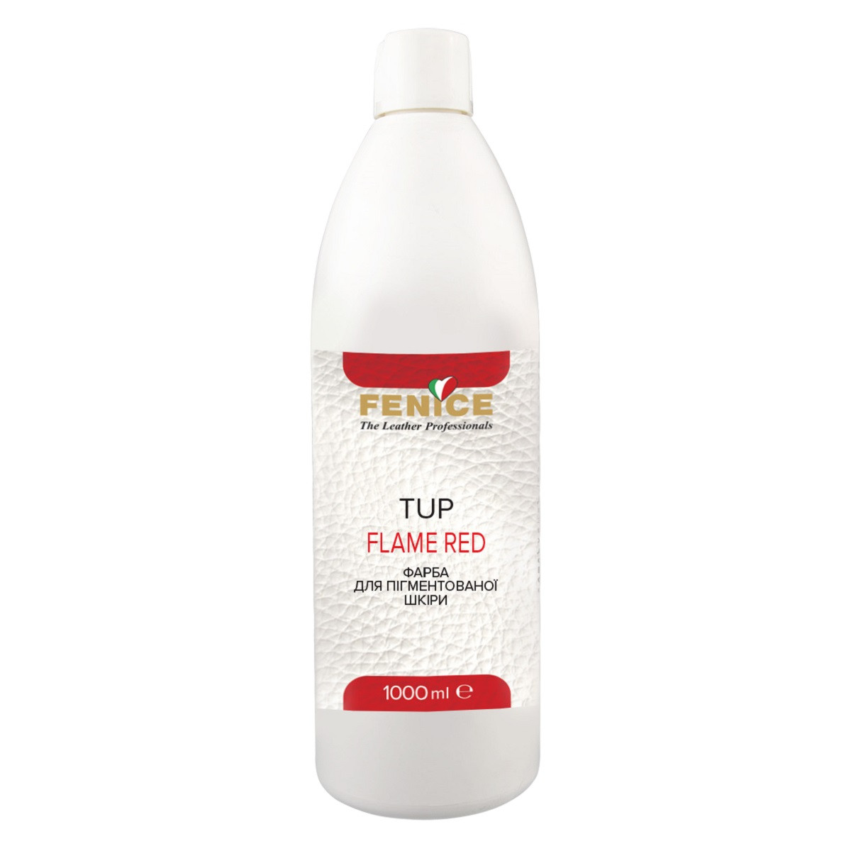 Фарба для шкіри Fenice TUP Flame Red, колір Червоний, 1L