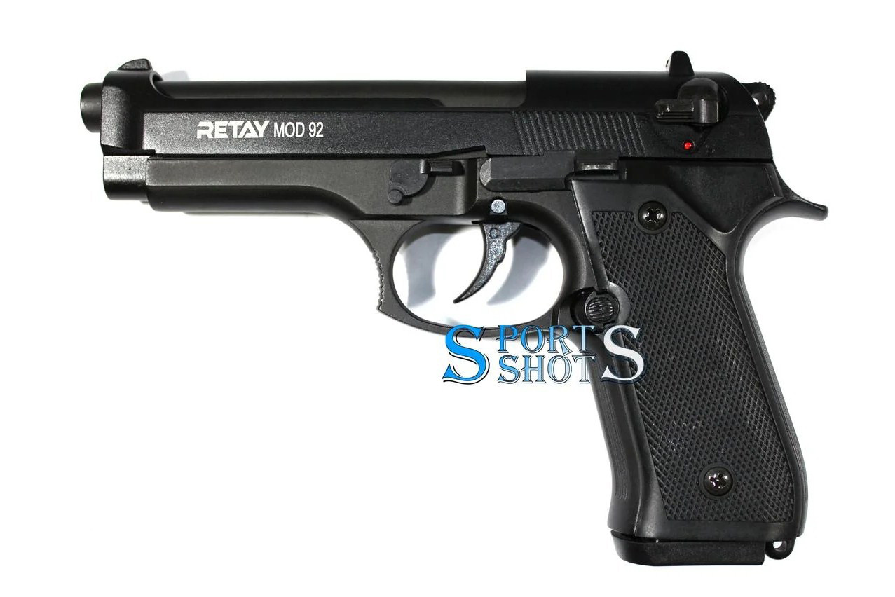 Стартовий пістолет Retay Mod.92 black (Beretta 92)
