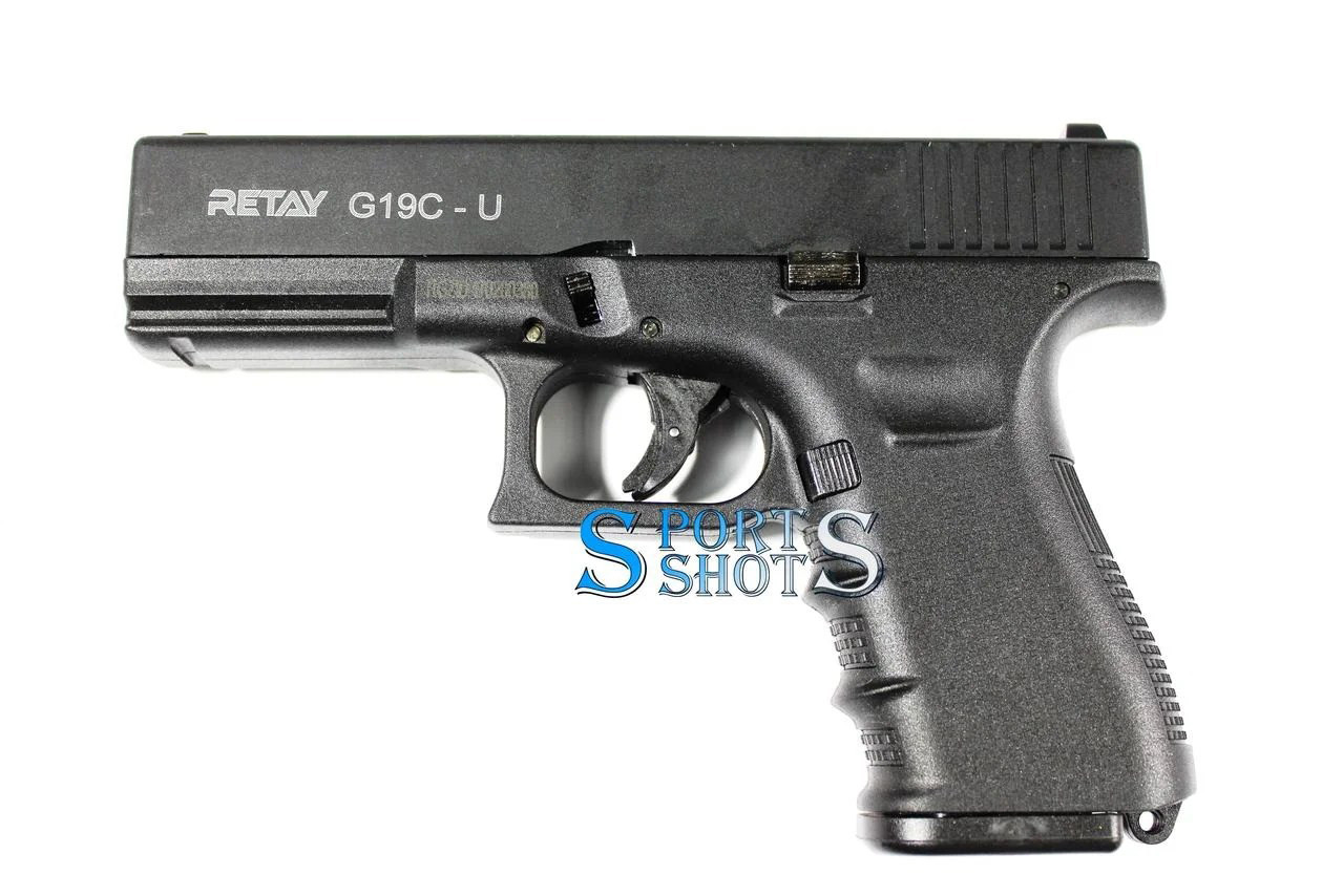 Стартовий пістолет Retay G19 C - U (7-зарядний, Glock 19)