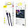 Кабель Baseus Cafule Cable USB Lightning 1м, Gold+Blue (CALKLF-BV3), фото 4