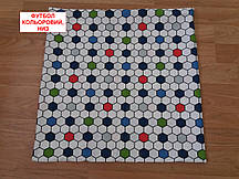 Наволочка бязь 60х60, принт: Футбол кольоровий, низ