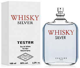 Evaflor Whisky Silver Туалетна вода чоловіча, 100 мл (тестер)