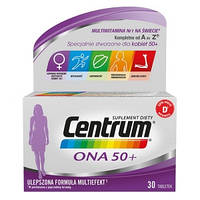 CENTRUM ONA 50+ - для здоровья женщин старше 50 лет, 30 таб.