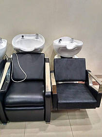 Крісло-мийка Е 016 Чорний жатий