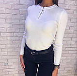Жіноча кофточка рубчик фабричний Китай, фото 2
