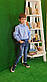 Сорочка блакитна в школу для хлопчика на зріст 110,, фото 3