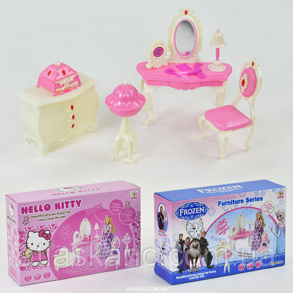 Лялькова Мебліна набір Hello Kitty спальня 901-320/321