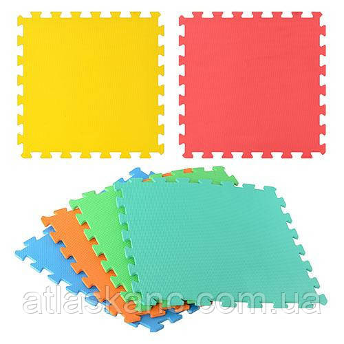 Іграшка Килимок Пазли м'який Мат великий 6 шт 52 * 52 см 2095, фото 1