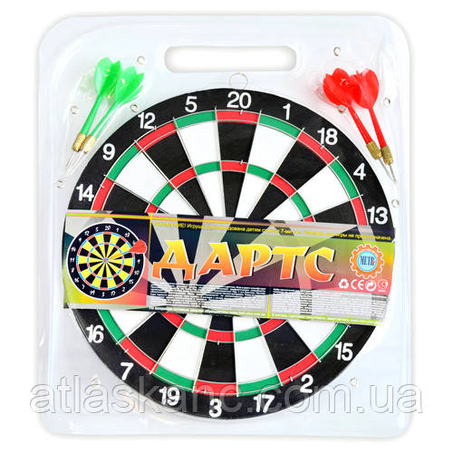 Іграшка Дартс 28 см у блістері, 4 дротики MS0095, фото 1