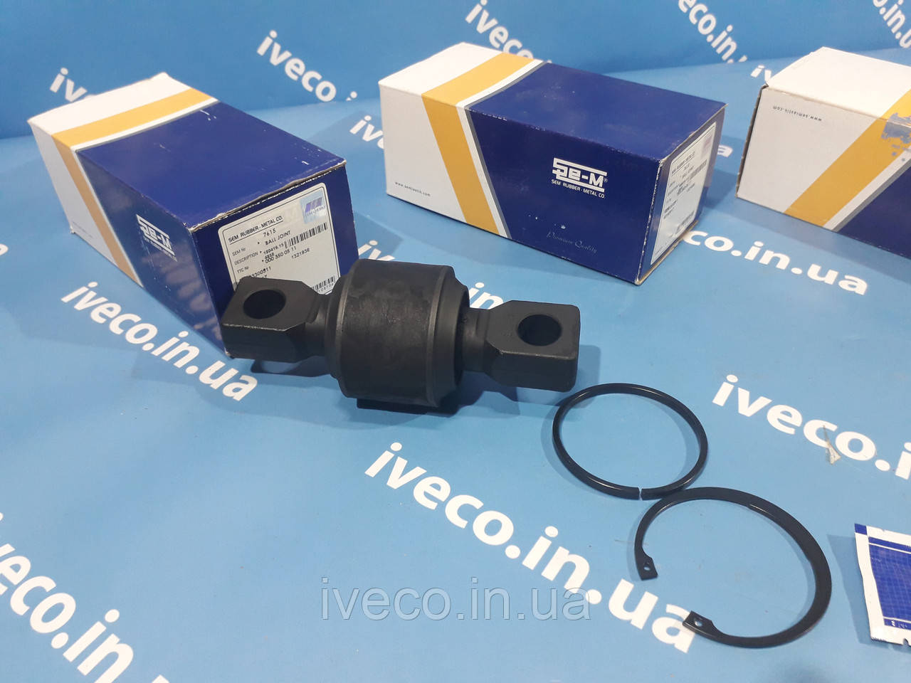 Ремкомплект тяги реактивний MB Iveco Stralis DAF 67x130x19 гумовий 0003500511 1321936 93163617 81432206315