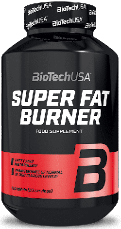 Жіросжігателя Super Fat Burner 120 таб BioTech USA, фото 2