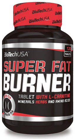 Жіросжігателя Super Fat Burner 120 таб BioTech USA, фото 2